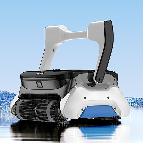 WYBOT Robot Piscina Con 4 Spazzole, 4200GPH Aspirapolvere per Pareti e Fondo, Pulizia Efficiente 120 Minuti, Aspiratore...