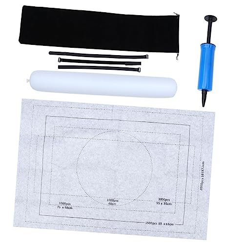 JOINPAYA 80x118cm Puzzle Rug Jigsaw Puzzle Mat Felt Play Mat Storage Bag for 2000 Pieces