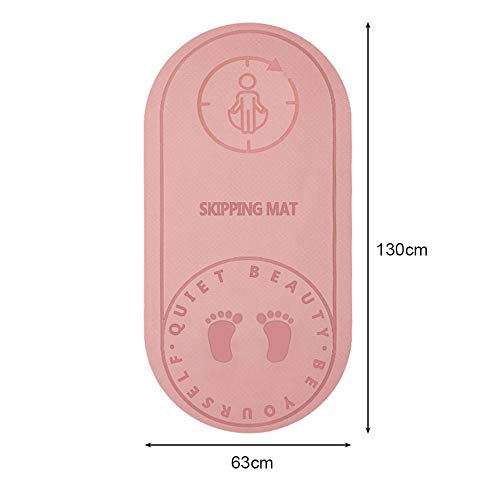 Tapete de exercício XWU Premium, 130 x 63 x 0,8 cm, tapete antiderrapante extra grosso, durável, de