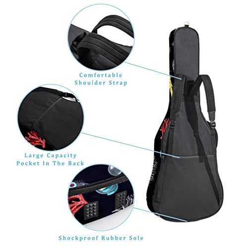 Jellyfish Corals Housse de guitare imperméable en tissu Oxford avec bandoulière réglable - Les Beatles, Paul McCartney, John Lennon, RIngo Starr, George Harrison Jellyfish Corals Housse de guitare imperméable en tissu Oxford avec bandoulière réglable – Image 4