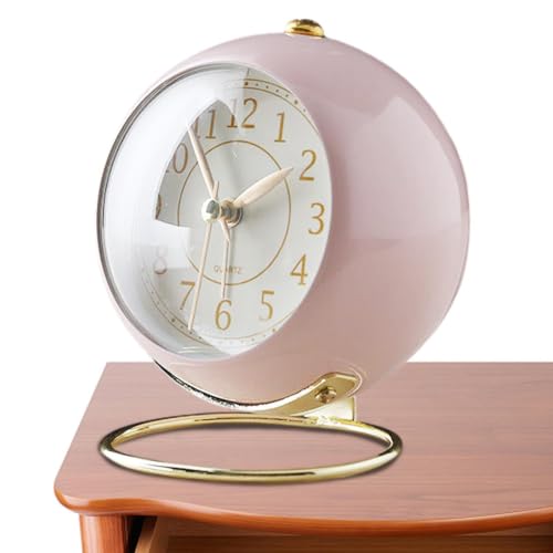 Reloj despertador analógico sin tic tac para evitar insomnio a pilas 2