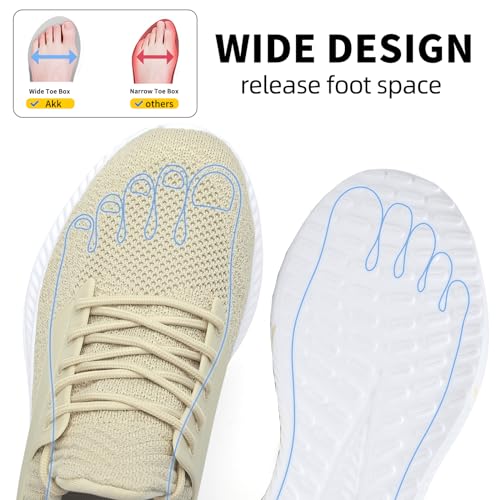 Mens Wide Sneakers Walking Shoes - Wide Slip on Tennis Shoes,Lightweight Breathable Comfortable Running Shoes for Athletic Workout Gym Jogging and Casual Wear Wide Width2
