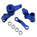 HobbyPark Aluminum Steering Bellcranks and Servo Saver Set w/Bearings For Traxxas 1/10 Slash 4x4 Hop-Up Upgrade Parts Navy Blue