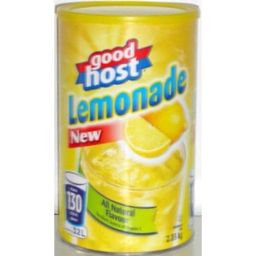 Good Host Lemonade, All Natural Flavour, 2.35kg/5.2 lbs. (Imported from Canada)