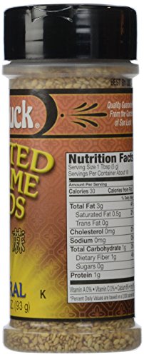 Sun Luck Toasted Sesame Seeds, 3.25 Ounce #TOP1
