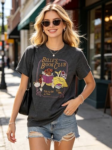 Image of Magic Kingdom Shirt for Women Believe in the Magic T Shirt Castle Graphic Tops Summer Vacation Tops