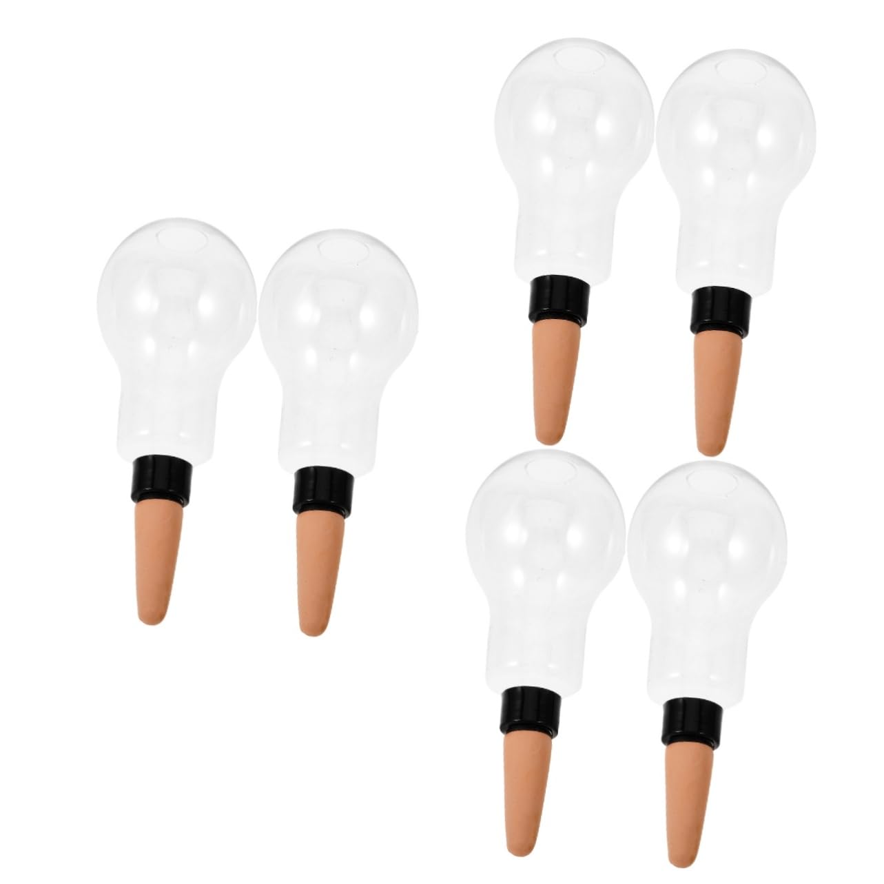 POPETPOP 6 Pièces Dispositif d'arrosage Automatique Abreuvoir pour Plantes en Pot Globe d'arrosage Clair Plantes d'intérieur arrosage à Pots de Fleurs Globes d'arrosage pcv