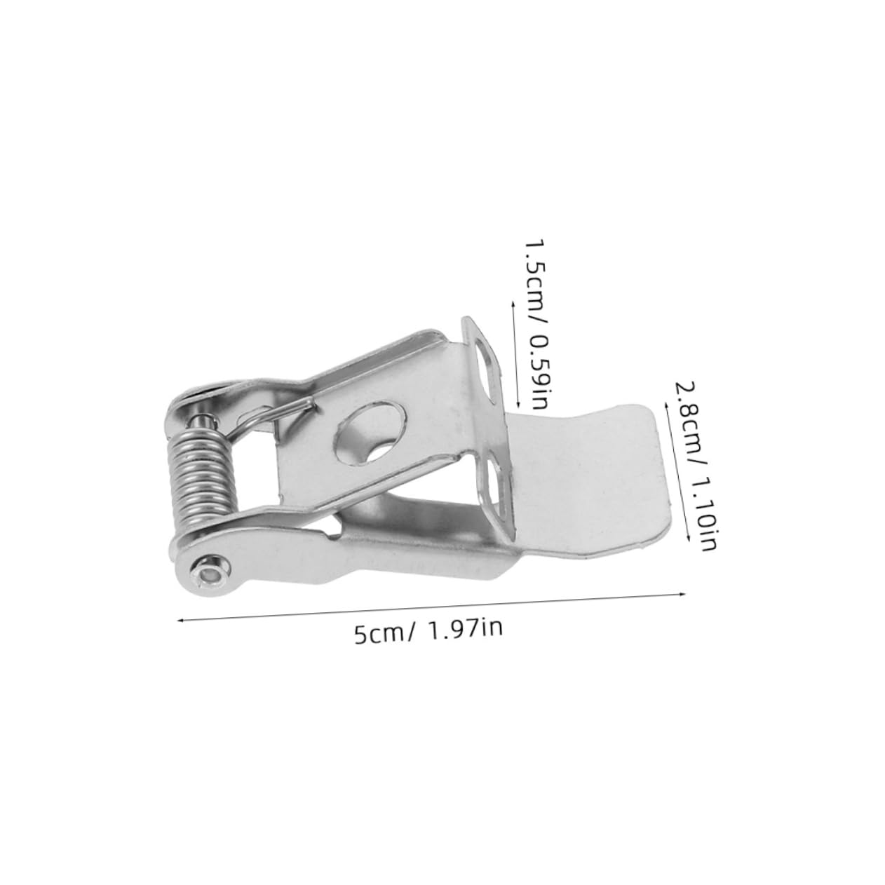 Alipis Recessed Light Spring Clips 2 Hole High Strength Retaining Spring Clip Securing Clamp for Ceiling Lamp Replacement for Downlight Retrofitting