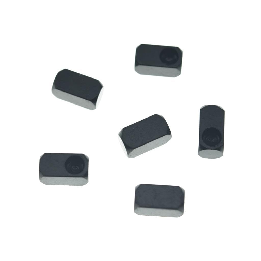 Dopro Stainless Steel Tremolo Bridge String Lock Insert Block Bridge Saddle Clamp Blocks Fits FR Black - Image 3