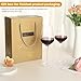 Imagen de IYEREER Juego de Regalos de Boda para Novios: 2 Juego de Copas de Vino Personalizadas
