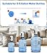 Myvision Water Dispenser for 5 Gallon Bottle,Portable USB Charging Electric Water Pump, Drinking Water Jug Pump for Home, Kitchen, Living Room, Office,Camping,Universal for 3-5 Gallon (White)