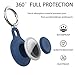 Mllepjdh Case for Airtags Holder Silicone Keyring Case TrackerChain Locator Finder Accessories Anti-Lost Covers