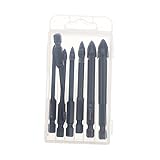 SHINEOFI 7pièces Lot De Forets Triangulaires Pour Céramique Et Verre Carbure Cémenté F...