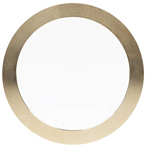 Joytech 4.72'' (120mm) Diameter Spinning Top Base Crystal Glass Concave Mirror Brass Rim High End Double Concave Spin Top Accessory DZ09 Joytech 4.72'' (120mm) Diameter Spinning Top Base Crystal Glass Concave Mirror Brass Rim High End Double Concave Spin Top Accessory DZ09