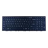 Replacement for Sony Vaio VPC-EL Series Laptop Keyboard Black Keys Black Frame Us Layout