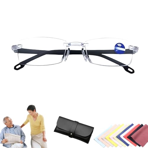 ONWSS Blue Glasses,Automatic Zoom Blue Light Blocking Reading Glasses For Women/Men (1PCS)