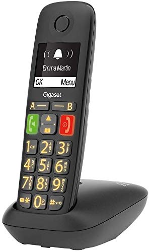 Image secondaire de Gigaset E290 Duo Terminal téléphonique analogique avec Identification de l'appelant Noir E290 Duo, Noir, 5,08 cm (2