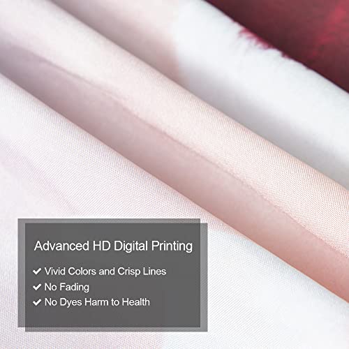 Colorful Star Christmas Wall Hanging Tapestry Polyester Fabric Wall Blanket Bedding Tapestry For Bedroom Dorm Living Room Décor Medium (80" W X 60" L) - Santa's Sleigh & Reindeer #TOP4