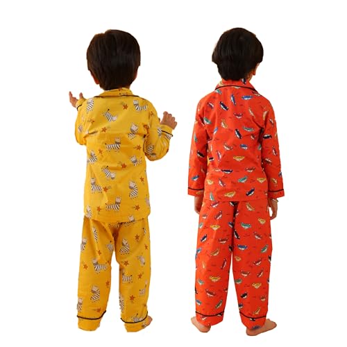 Image of Jam & Sugar Boys Cotton Printed Night Suit Set