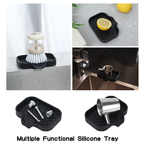 image for MicoYang Silicone Bathroom Soap Dishes with Drain Spout-Bathroom and K