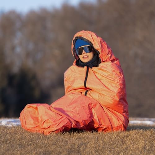 Saco de dormir de camping impermeable con aislamiento para rescate 3