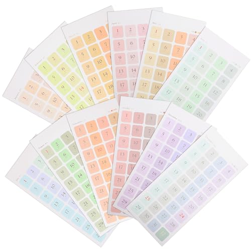 ELAYARD �l�G�Ή�12������J�����_�[�X�e�b�J�[ �����g����DIY�v�����i�[�^�u �S�����C���f�b�N�X�V�[�� �m�[�g��ƌv��̔N�ԃX�P�W���[��