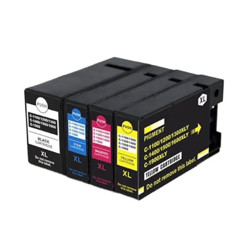 Cartouche PGI-1600XL compatible pour imprimantes Canon MAXIFY MB2060 MB2160 et MB2760