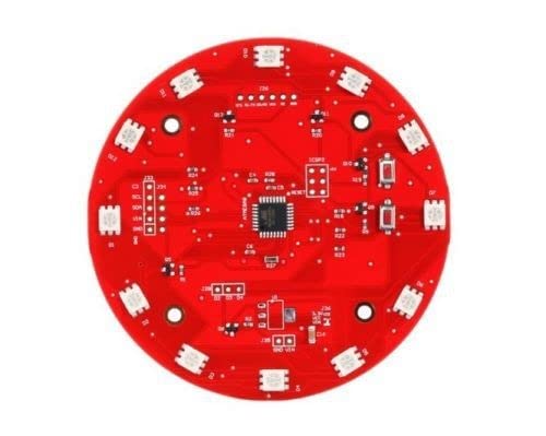 12 SMD RGB LED Ring for MWC APM Flight Controller I2C Bus Atmega 168P for Night Flight of Aircraft Dia 87mm 45MM*45MM