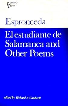 Paperback Jose de Espronceda: El Estudiante de Salamanca and Other Poems Book