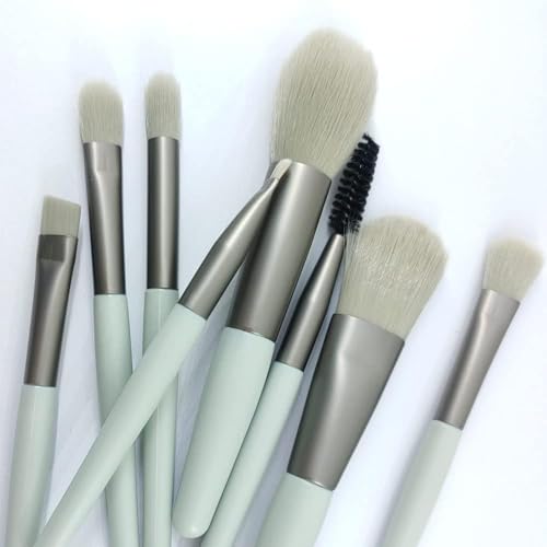 Image of Makeup Brushes, Makeup Brush Set Mini, 8 PCS Travel Make Up Brush Kit, Cosmetic Brushes for Face Foundation Blush Eye Shadow