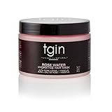 tgin Rose Water Hydrating Hair Mask for Natural hair - Curls - Waves - Low Porosity Hair - Fine Hair