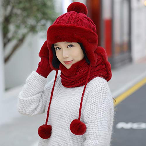 Bonnet tricoté doublé polaire d'une douceur absolue pour femme