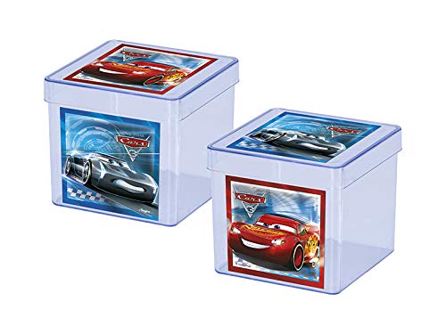 Regina Adesivo decorativo quadrado GDE r298 CARS 3 Pacote de 03 Unidades