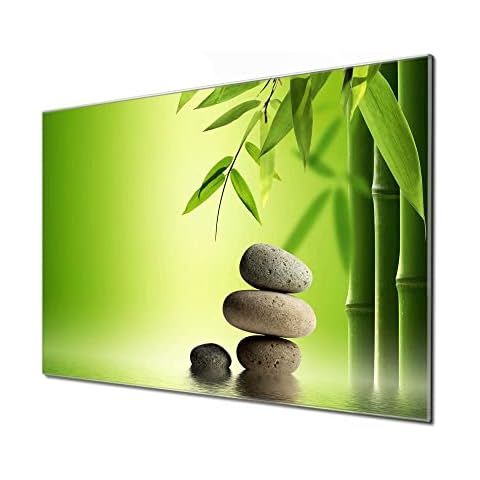 banjado® Glas Magnettafel mit 4 Magneten Cover