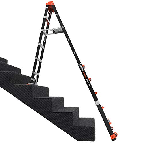 Little Giant Ladder Systems 15131-001 Select Step 6 to 10-Feet Adjustable Fiberglass Stepladder