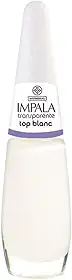 Esmalte Top Blanc, Impala Cosmeticos, Transparente/Branco