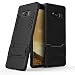 Produktbild COOVY® Cover für Samsung Galaxy Note 8 SM-N950 / SM-N950F / SM-N950FD Bumper Case, Doppelschicht aus Plastik + TPU-Silikon, extra stark, Anti-Shock, Standfunktion | Farbe schwarz