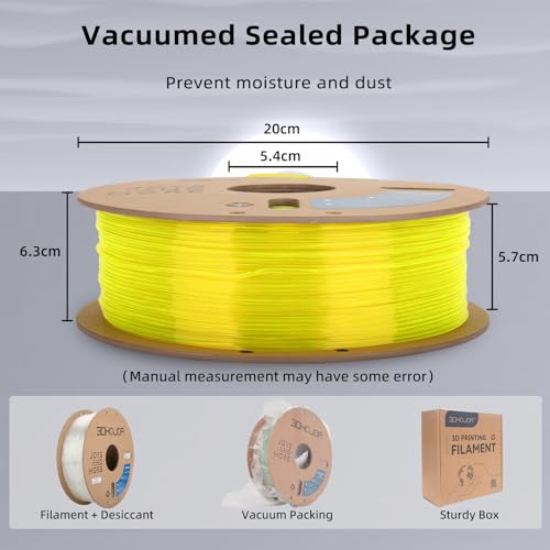 Image of 3DHojor TPU Filament 1.75mm TUP95A 3D Printer Filament Flexible Soft 3D Filament 1KG*2 Bundle fit Most FDM 3D Printers Dimensional Accuracy + /- 0.03 mm-Black+Transparent Red /Yellow /Blue