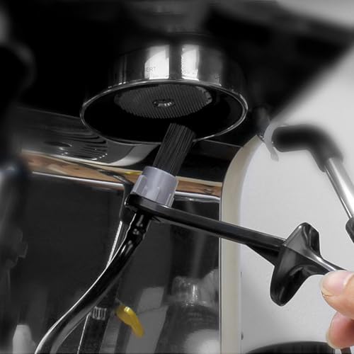 Pinafresa Máquina de café espresso, limpieza a vapor para cafetera con cepillo para cepillo - imagen 3