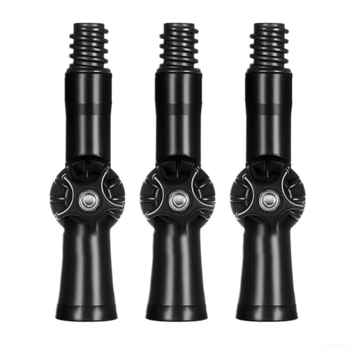 CWOQOCW Joint articulé pivotant à 270° pour tiges télescopiques avec rouleau à peinture et pinceau, connecteur de nettoyage à angle réglable (3 pièces)