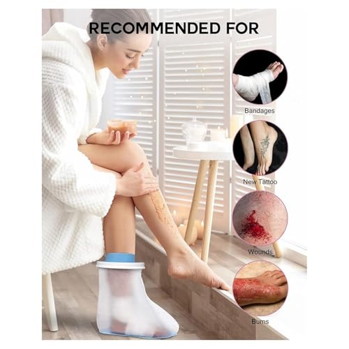 Couvre-Pieds Imperméable pour Douche Adulte pour Éviter de Mouiller Son Plâtre - 7
