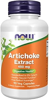 Now Foods Artichoke Extract 450mg, Veg-capsules, 90-Count