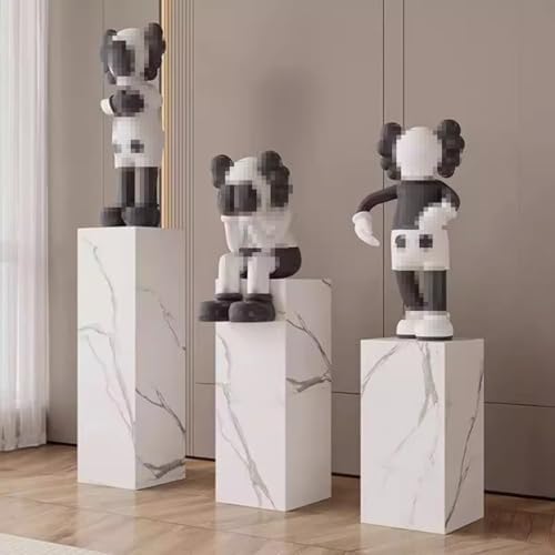 Stackable Heavy Duty Decorative Pedestal Stands - Elegant Columns for Wedding Reception, Dessert Table Displays, Home Office Decor, Party Centerpieces, Riser Boxes