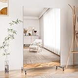 割れない鏡 移動式スポーツミラー キャスター付き 幅120×高さ190cm C1120190S