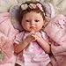BABESIDE Lifelike Reborn Baby Dolls - 16 Inch (Weight 4 lb) Full Platinum Silicone Realistic-Newborn Baby Doll Full Silicone Real Life Cute Baby Dolls with Toy Accessories