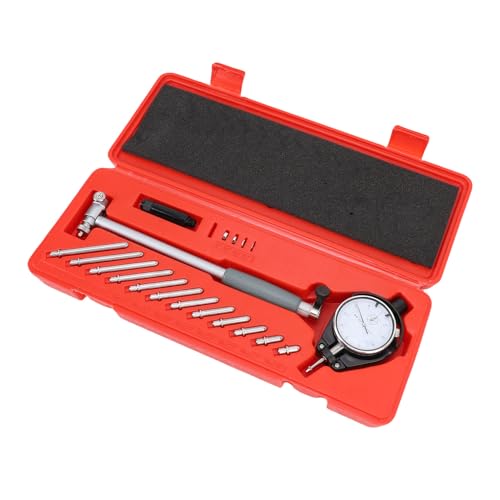 Yctze Indicador de Marcado Orificio de la Calibre Dial Dial 2 6 Pulgadas 0.001in Precisión de Auto Centrado de Punto Táctil Dual -Touch System para Medición del Cilindro del Motor