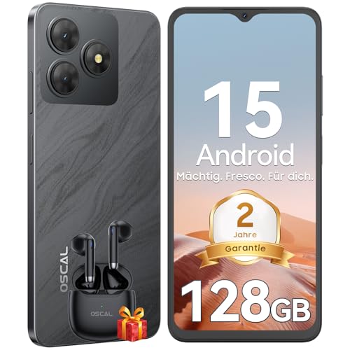 OSCAL Flat 2 Handy Ohne Vertrag, Android 15, 12GB+128GB/2TB TF Handy Günstig, 6.56\'\' HD+ 90Hz Smartphone Ohne Vertrag, 13MP+8MP, 5000mAh, Dual SIM/OTG/GPS/Fingerabdruck/Gemini AI/2 Jahre Garantie OSCAL Flat 2 Handy Ohne Vertrag, Android 15, 12GB+128GB/2TB TF Handy Günstig, 6.56\'\' HD+ 90Hz Smartphone Ohne Vertrag, 13MP+8MP, 5000mAh, Dual SIM/OTG/GPS/Fingerabdruck/Gemini AI/2 Jahre Garantie
