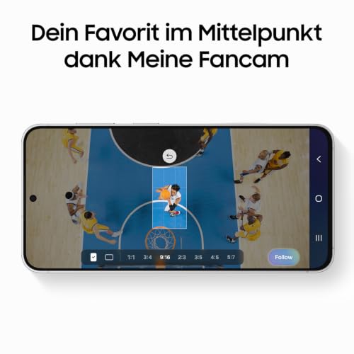 Samsung Galaxy S26 FE AI Smartphone mit Galaxy AI, Graphite, 256 GB
