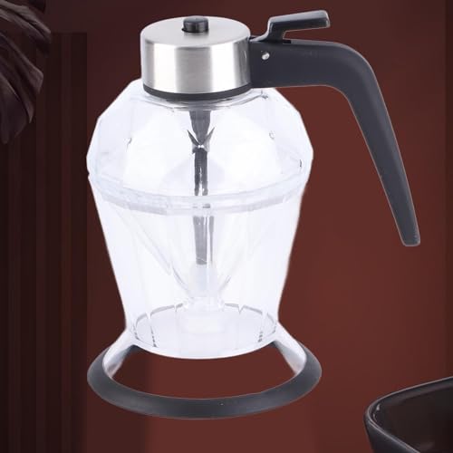 YUYTE Tarro para Miel Botella de Miel Dispensador de Aceite de Mano de 200 Ml - Vidrio Transparente para Salsa de Soja, y Otros Condimentos