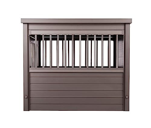 New Age Pet ecoFLEX Pet Crate/End Table, Small, Grey, Model:EHHC405S - Image 4